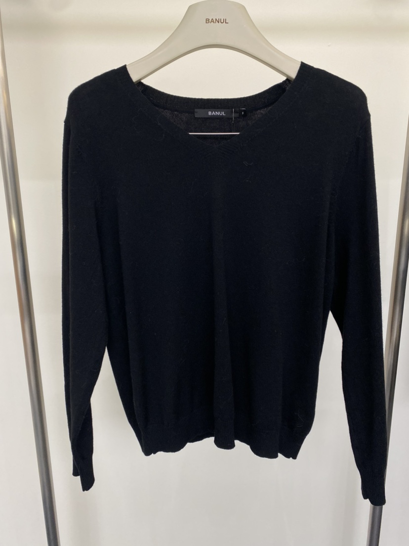 BANUL韓國代購女裝新款熱賣休閑真品推薦時尚針織衫V領柔軟BANUL針織衫圖色3