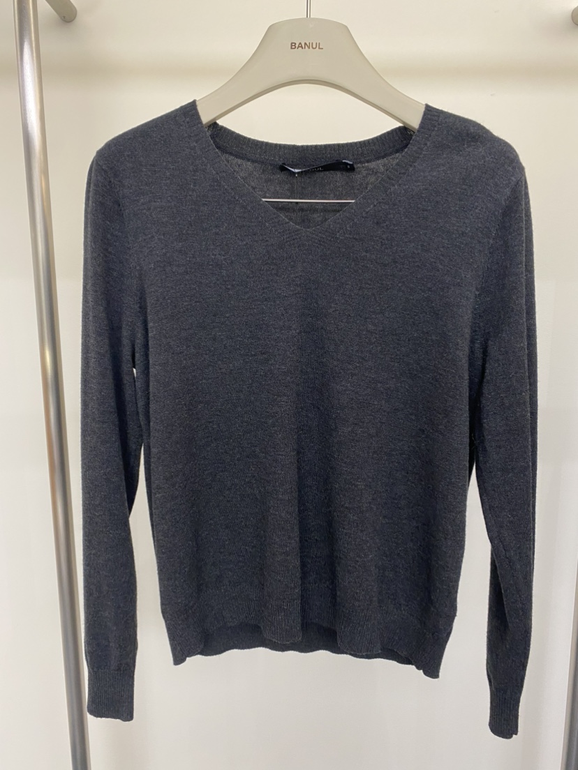 BANUL韓國代購女裝新款熱賣休閑真品推薦時尚針織衫V領柔軟BANUL針織衫圖色4
