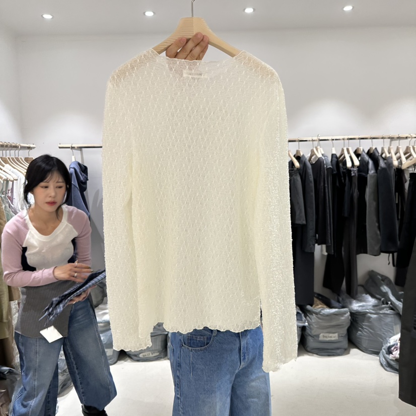 CONNAUGHT/DAILYJUD東大門直郵女裝新款時尚熱賣針織衫蕾絲CONNAUGHT/DAILYJUD針織衫