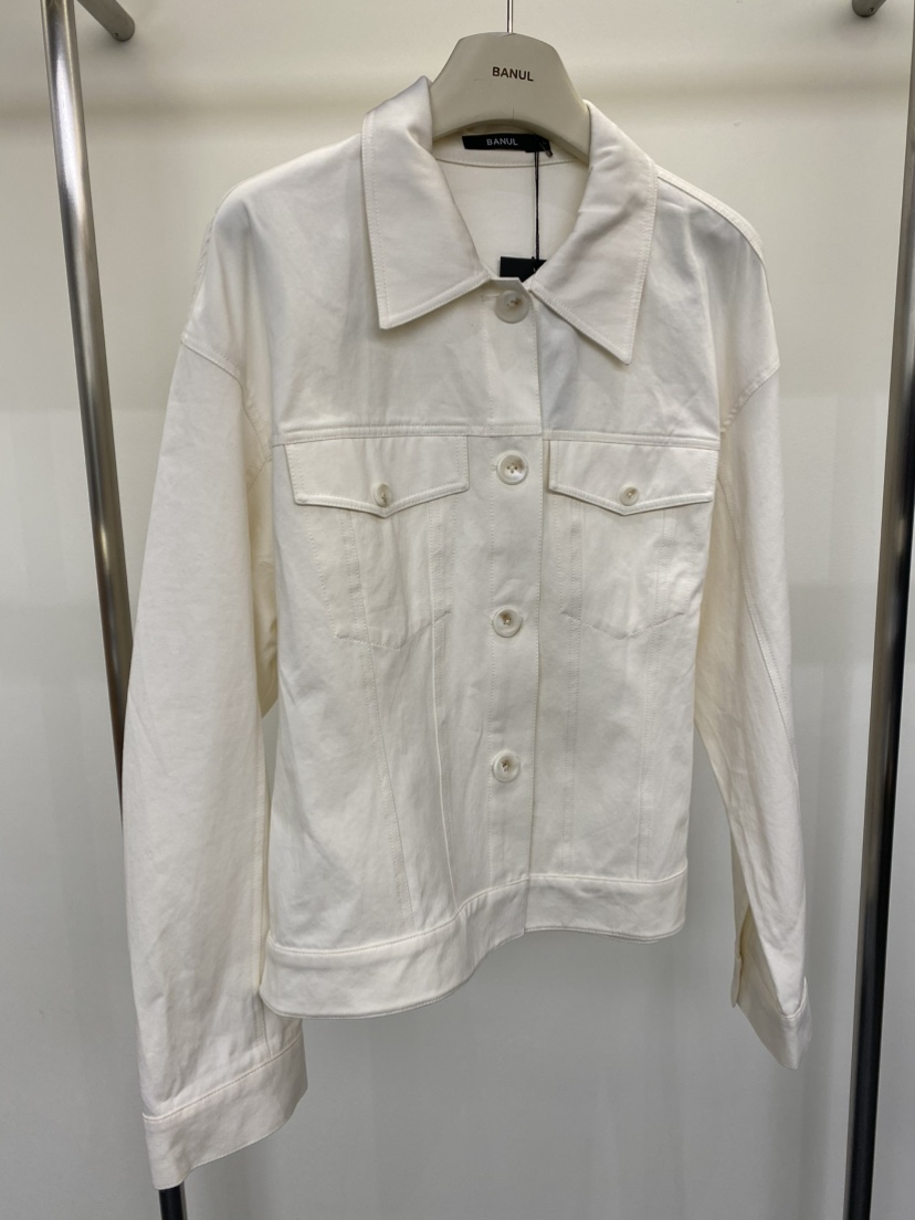 BANUL東大門代購女裝新款推薦休閑熱賣人氣真品時尚夾克棉質BANUL夾克圖色1