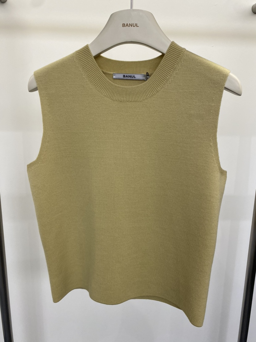 BANUL韓國直郵女裝新品人氣時尚26春夏職業休閑吊帶背心羊毛BANUL吊帶/背心圖色1