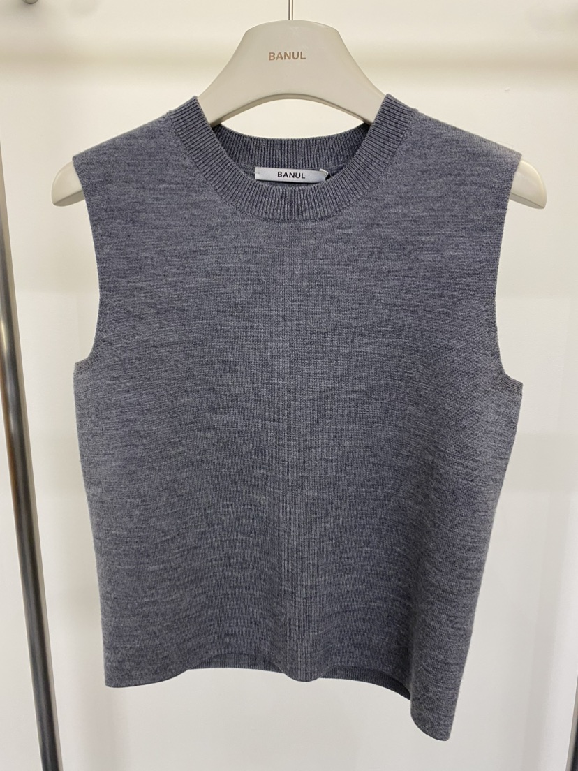 BANUL韓國直郵女裝新品人氣時尚26春夏職業休閑吊帶背心羊毛BANUL吊帶/背心圖色2
