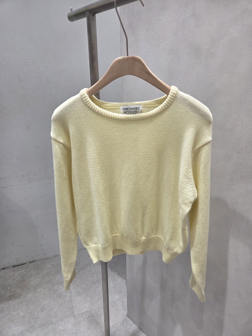 EVERCOMMERCE METICULOUSLY DESIGNED韓國直郵女裝新款26春夏針織衫棉EVERCOMMERCE METICULOUSLY DESIGNED針織衫圖色1