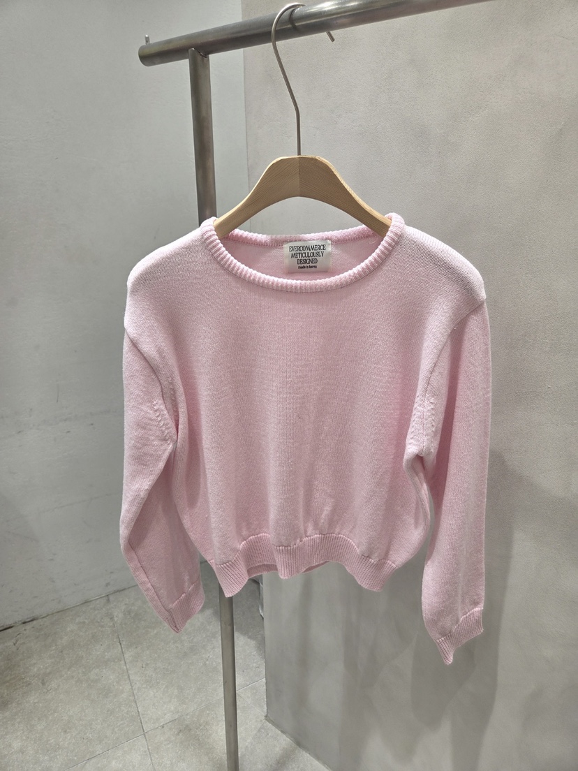 EVERCOMMERCE METICULOUSLY DESIGNED韓國直郵女裝新款26春夏針織衫棉EVERCOMMERCE METICULOUSLY DESIGNED針織衫圖色4