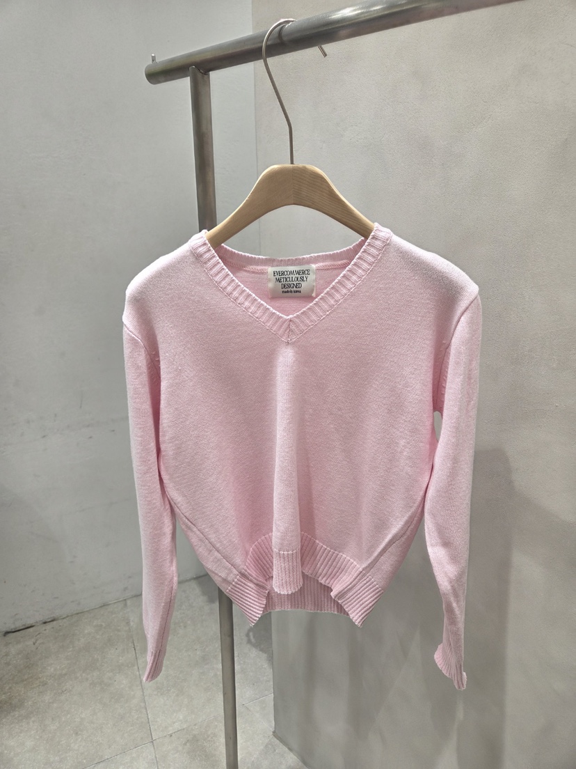 EVERCOMMERCE METICULOUSLY DESIGNED東大門代購女裝新款26春夏針織衫EVERCOMMERCE METICULOUSLY DESIGNED針織衫圖色1