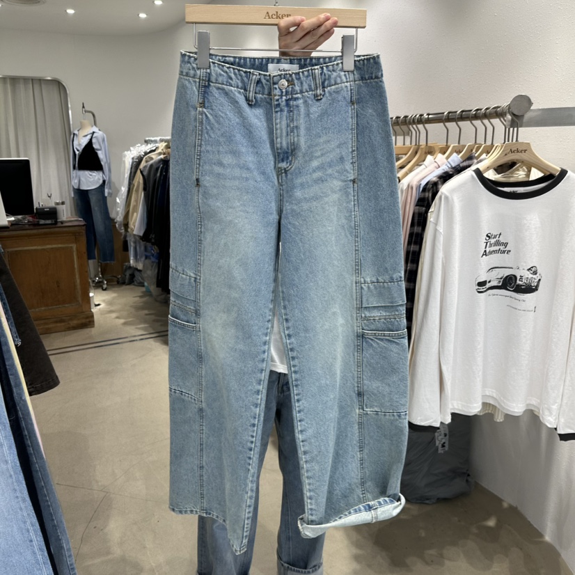 ACKER東大門直郵女裝新品推薦職業熱賣真品人氣休閑牛仔褲ACKER牛仔褲圖色1