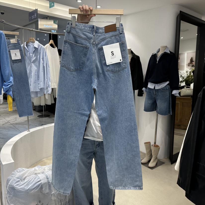 ACKER東大門代購女士新款推薦熱賣人氣休閑26春夏職業牛仔褲ACKER牛仔褲