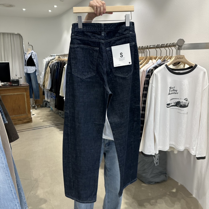 ACKER韓國直郵女裝新品26春夏人氣休閑時尚熱賣推薦牛仔褲ACKER牛仔褲