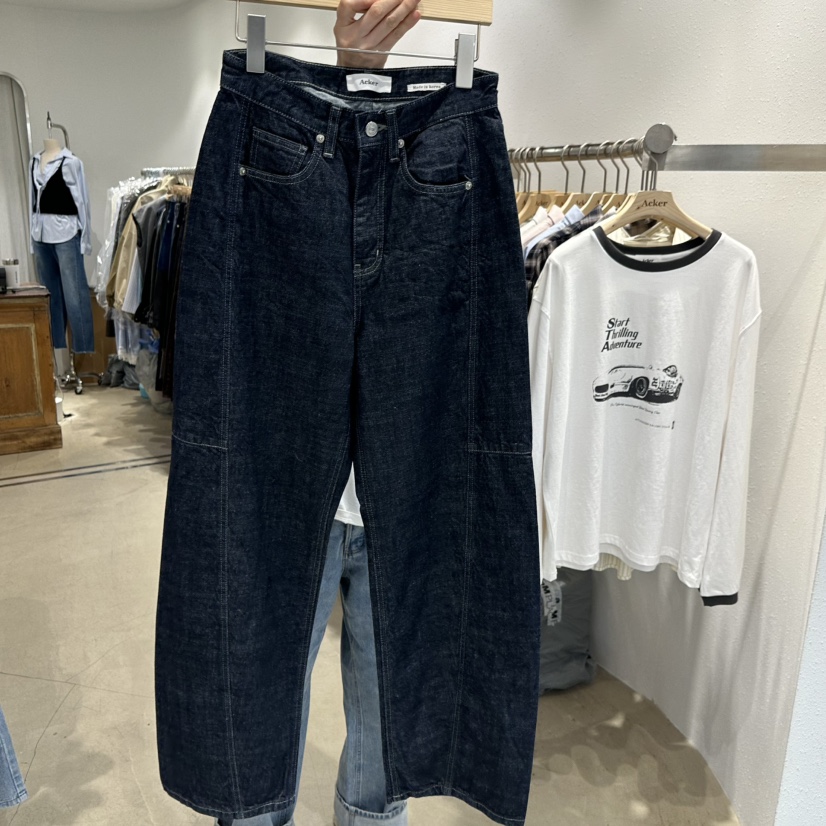 ACKER韓國直郵女裝新品26春夏人氣休閑時尚熱賣推薦牛仔褲ACKER牛仔褲圖色1