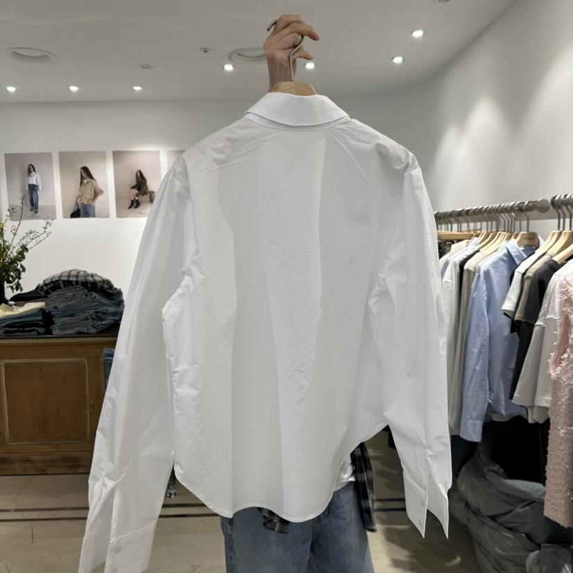 ACKER韓國直郵女士新款時尚推薦職業熱賣人氣休閑襯衫蕾絲衫ACKER襯衫/蕾絲衫