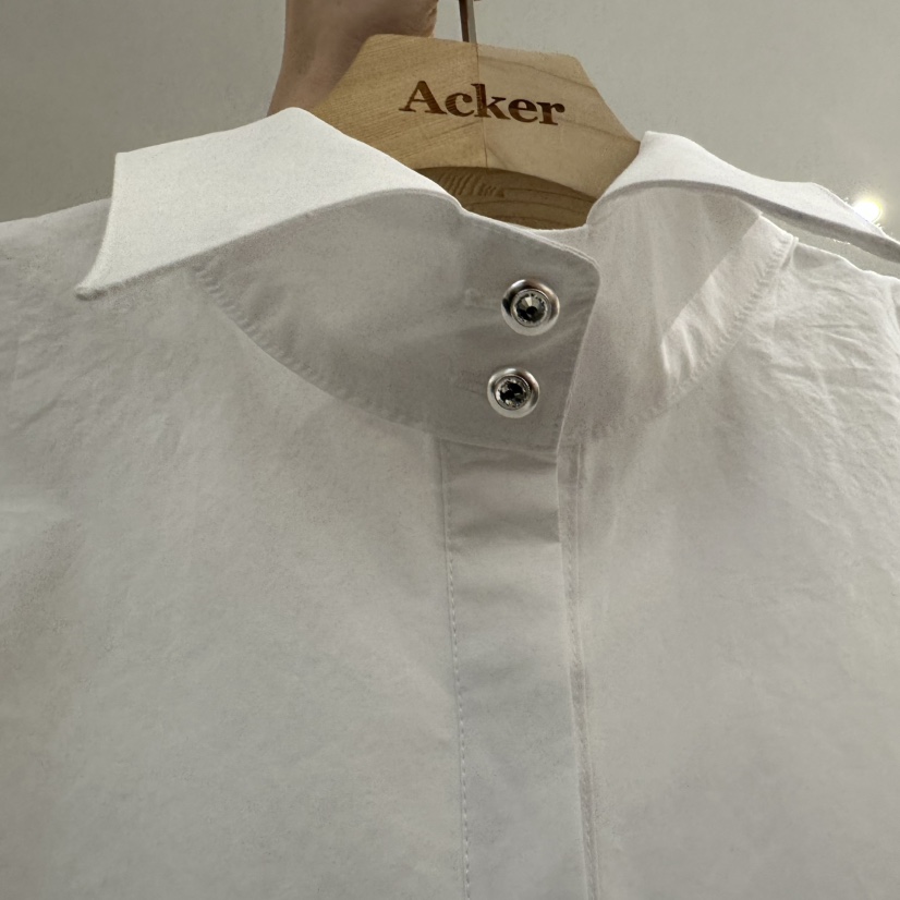 ACKER韓國直郵女士新款時尚推薦職業熱賣人氣休閑襯衫蕾絲衫ACKER襯衫/蕾絲衫