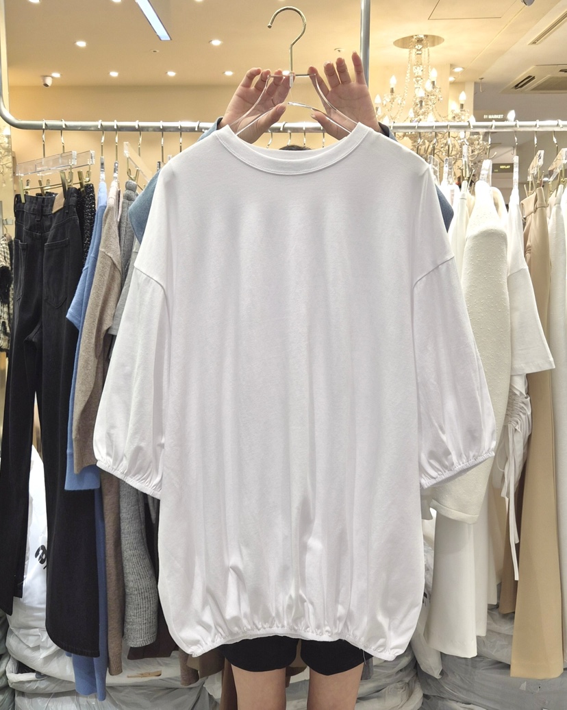 WORK SHOP東大門代購女士新品職業26春夏人氣真品時尚T恤Work_shopT恤圖色1