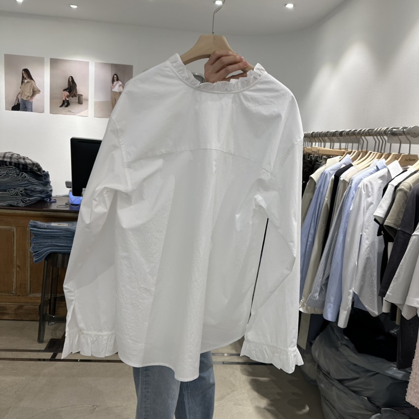 ACKER東大門直郵女士新款推薦時尚職業真品熱賣襯衫蕾絲衫ACKER襯衫/蕾絲衫