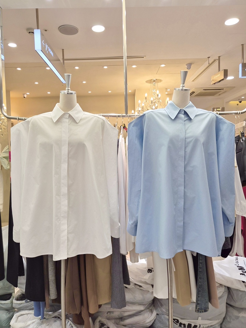 WORK SHOP韓國直郵女裝新款職業推薦休閑人氣襯衫蕾絲衫Work_shop襯衫/蕾絲衫