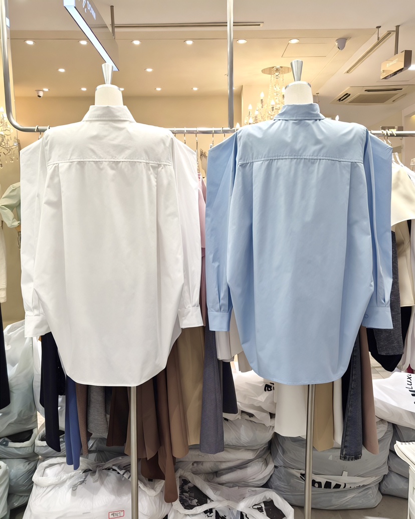 WORK SHOP韓國直郵女裝新款職業推薦休閑人氣襯衫蕾絲衫Work_shop襯衫/蕾絲衫