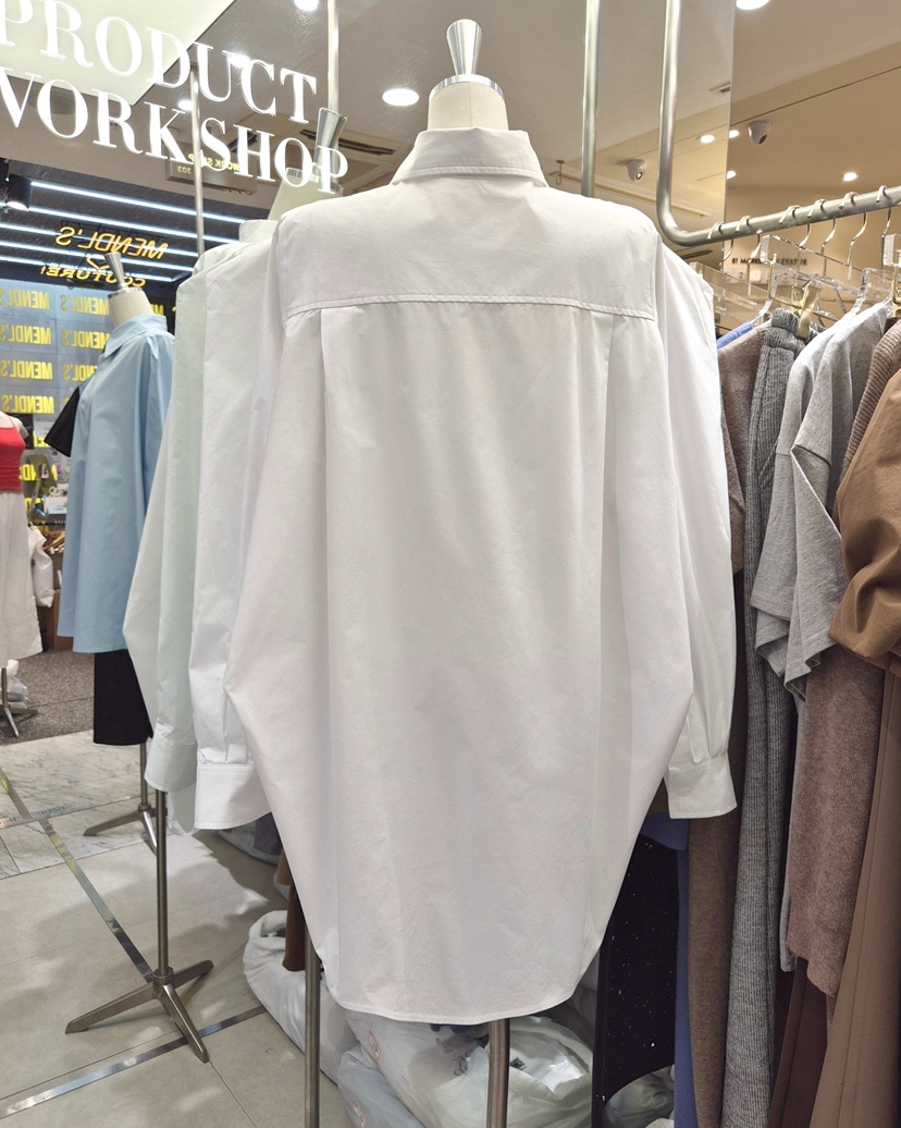 WORK SHOP韓國直郵女裝新款職業推薦休閑人氣襯衫蕾絲衫Work_shop襯衫/蕾絲衫