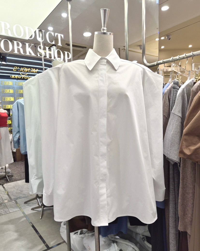 WORK SHOP韓國直郵女裝新款職業推薦休閑人氣襯衫蕾絲衫Work_shop襯衫/蕾絲衫圖色1