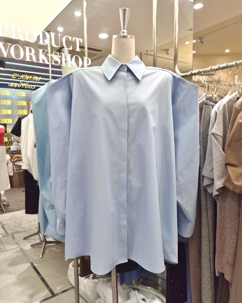 WORK SHOP韓國直郵女裝新款職業推薦休閑人氣襯衫蕾絲衫Work_shop襯衫/蕾絲衫圖色2