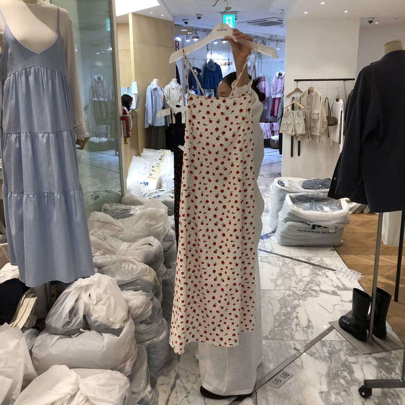 ALMOND東大門代購女裝新品時尚人氣職業熱賣休閑推薦連衣裙ALMOND連衣裙圖色1