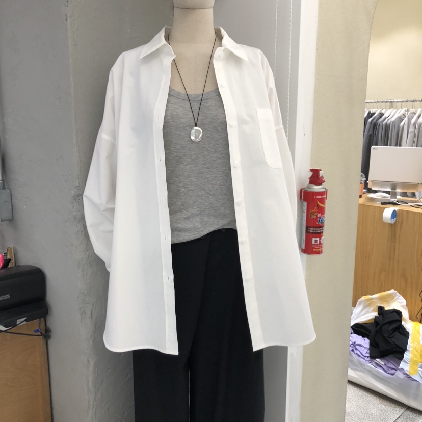 BLAIR韓國代購女裝新款時尚26春夏人氣真品職業襯衫蕾絲衫棉BLAIR seoul襯衫/蕾絲衫圖色1