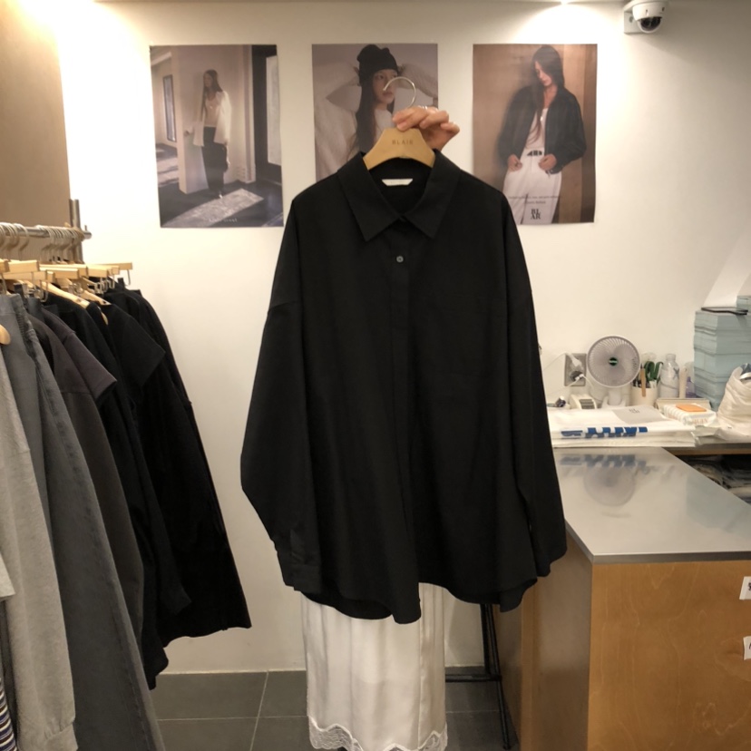 BLAIR韓國代購女裝新款時尚26春夏人氣真品職業襯衫蕾絲衫棉BLAIR seoul襯衫/蕾絲衫圖色3