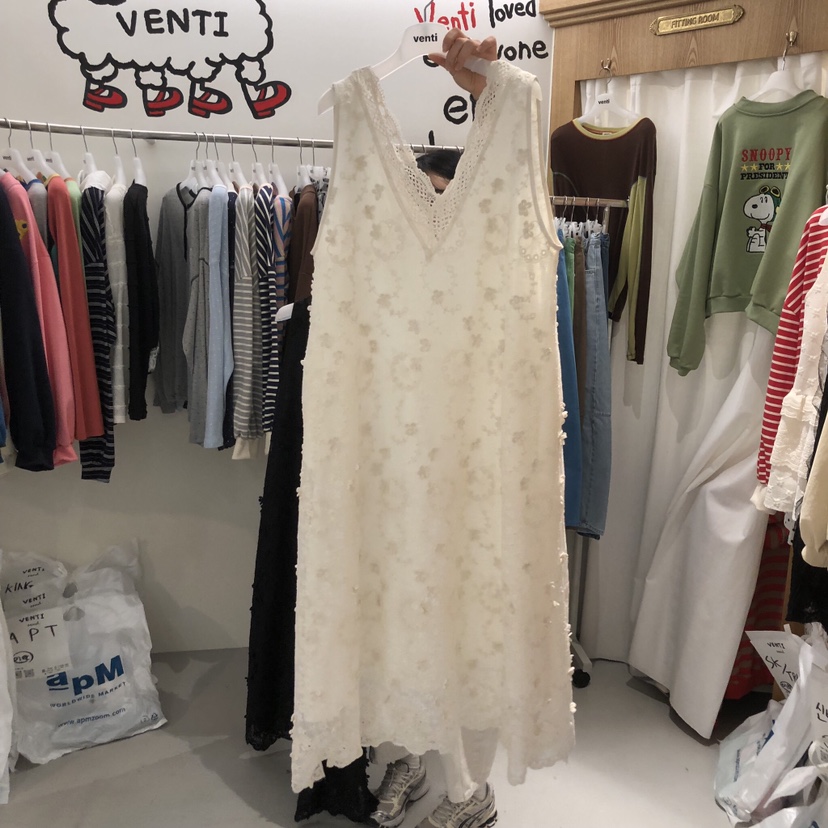 VENTI東大門直郵女士新品職業人氣真品時尚熱賣休閑連衣裙VENTI連衣裙圖色1