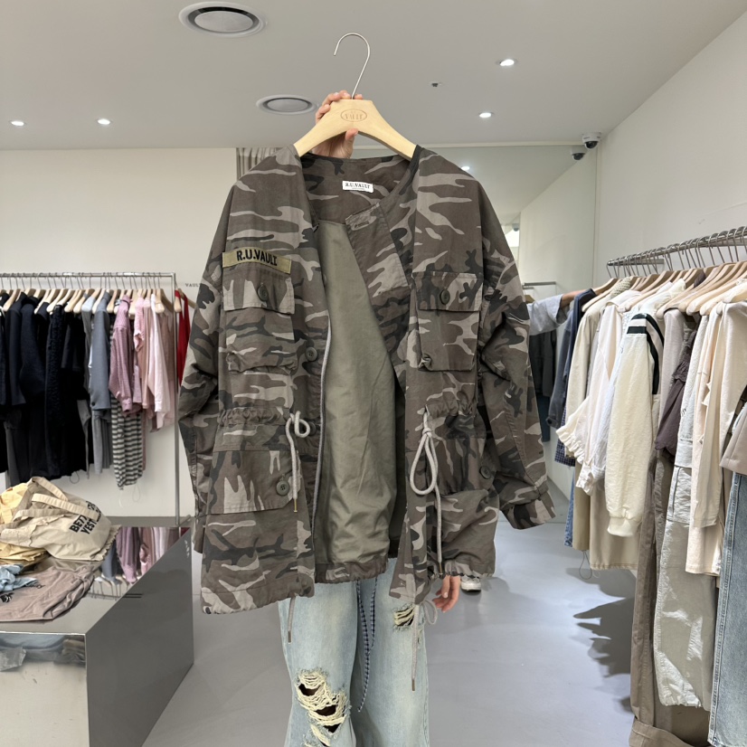 VAULT韓國直郵女裝新品休閑推薦人氣真品職業熱賣夾克迷彩VAULT夾克圖色1