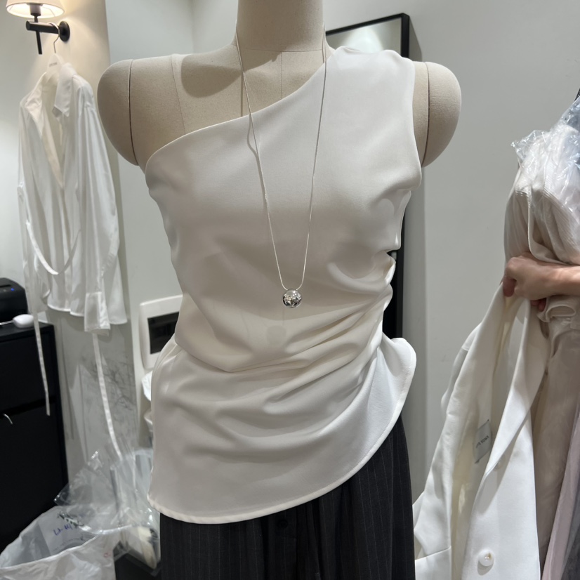 LOVE SOME韓國直郵女士新品推薦時尚熱賣真品職業吊帶背心LOVE SOME吊帶/背心圖色2