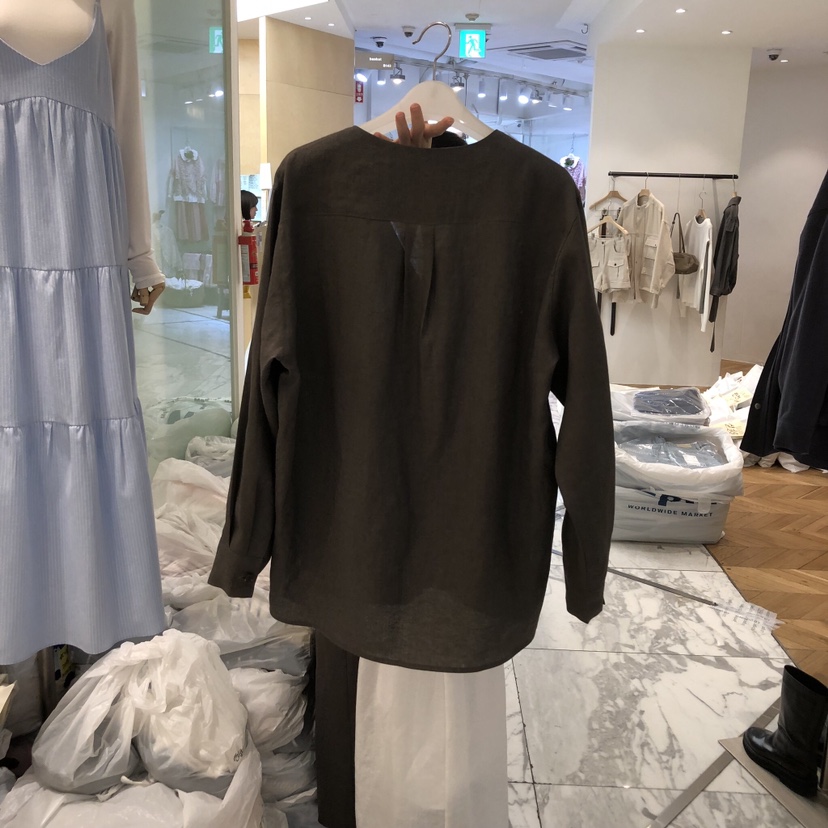 ALMOND東大門代購女士新款推薦熱賣時尚真品休閑襯衫蕾絲衫ALMOND襯衫/蕾絲衫