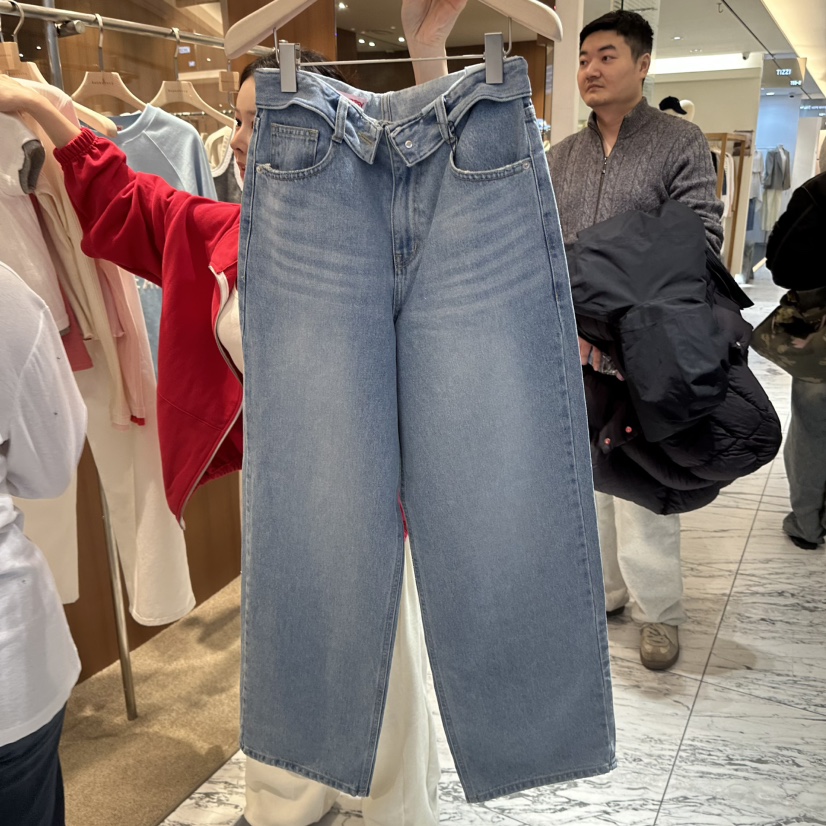 REPERTORY韓國代購女士新品人氣推薦26春夏熱賣時尚牛仔褲REPERTORY牛仔褲圖色1