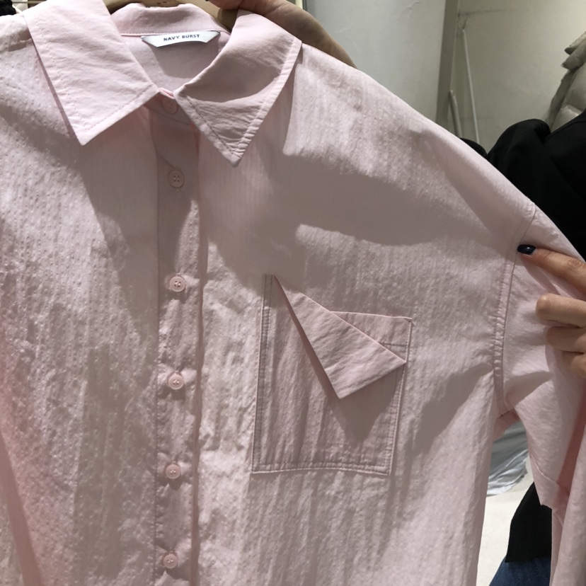 NAVYBURST韓國代購女裝新款時尚真品人氣休閑推薦襯衫蕾絲衫NAVY BURST襯衫/蕾絲衫