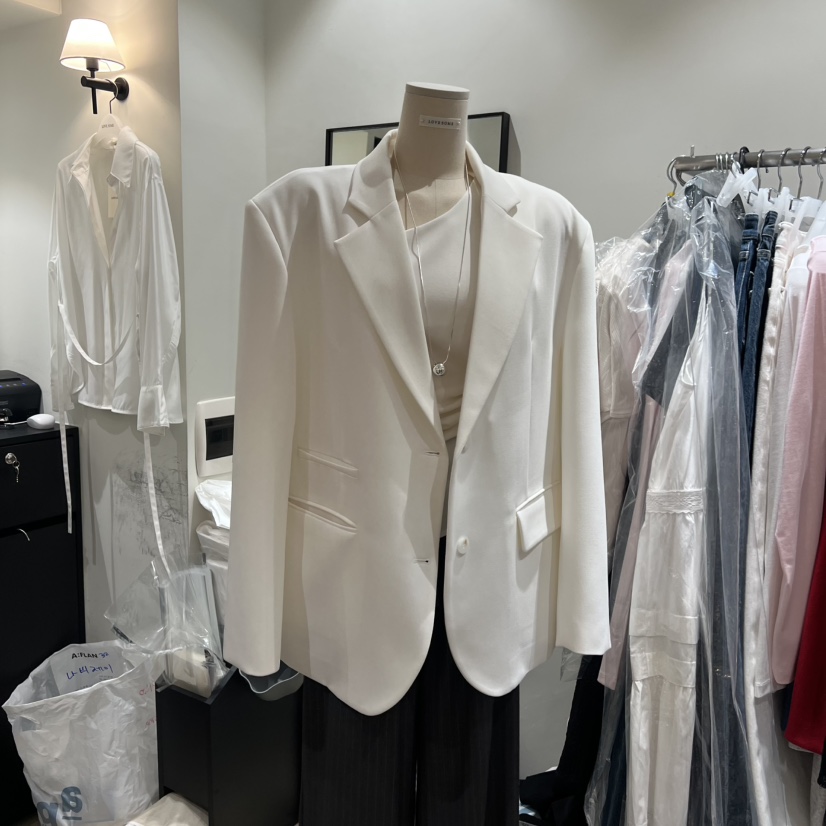 LOVE SOME韓國直郵女士新品推薦休閑熱賣26春夏夾克雙扣夾克LOVE SOME夾克圖色2