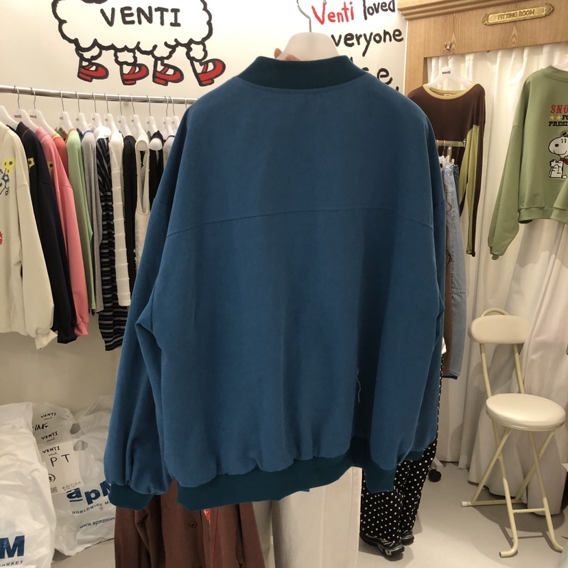 VENTI韓國代購女士新品推薦真品26春夏休閑時尚熱賣夾克刺繡VENTI夾克