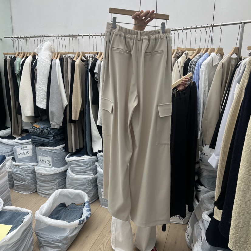 MOI-A東大門直郵女裝新款休閑時尚推薦職業休閑褲工裝褲MOI-A休閑褲