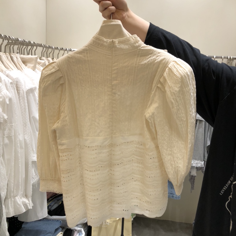 BY FLOW東大門實拍女士新品26春夏熱賣職業休閑襯衫蕾絲衫BY FLOW襯衫/蕾絲衫