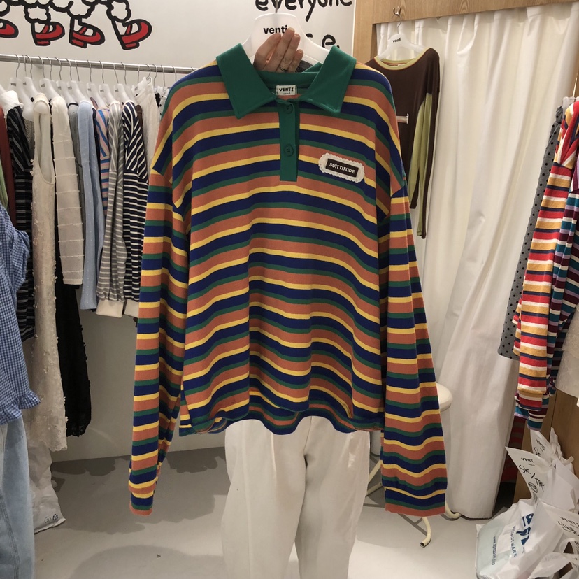 VENTI東大門代購女士新品真品26春夏時尚職業人氣休閑衛衣VENTI衛衣圖色1