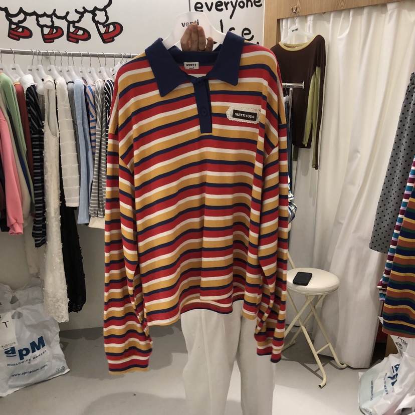 VENTI東大門代購女士新品真品26春夏時尚職業人氣休閑衛衣VENTI衛衣圖色2