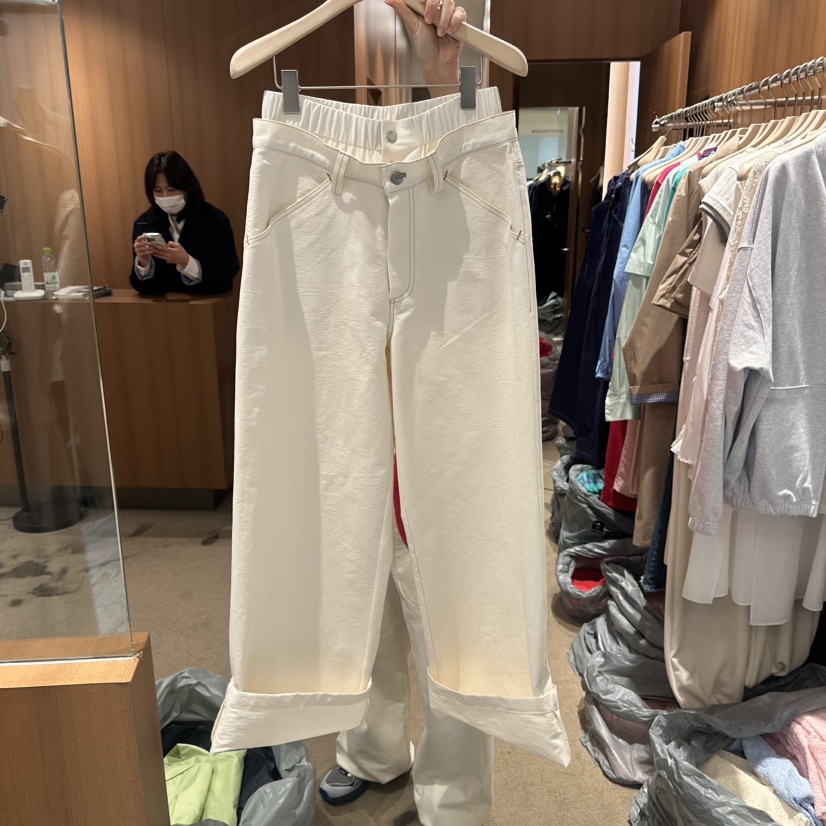 REPERTORY東大門代購女裝新品職業26春夏推薦休閑真品休閑褲REPERTORY休閑褲圖色1