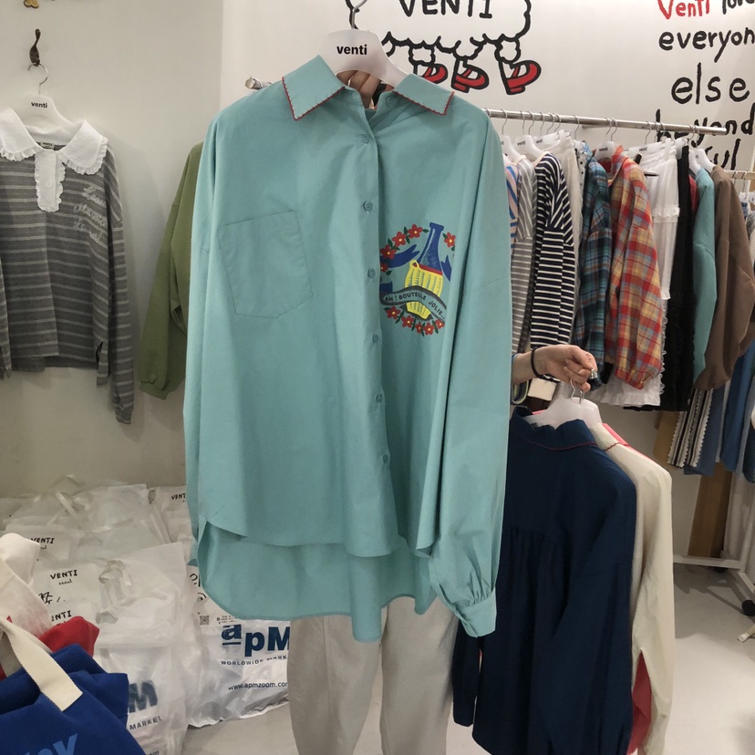 VENTI韓國直郵女士新款職業26春夏真品熱賣人氣襯衫蕾絲衫VENTI襯衫/蕾絲衫圖色2