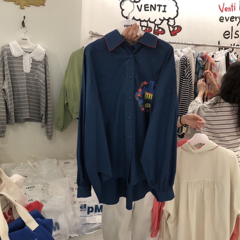 VENTI韓國直郵女士新款職業26春夏真品熱賣人氣襯衫蕾絲衫VENTI襯衫/蕾絲衫圖色3