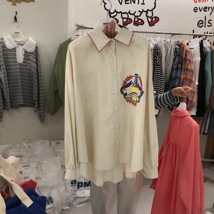 VENTI韓國直郵女士新款職業26春夏真品熱賣人氣襯衫蕾絲衫VENTI襯衫/蕾絲衫圖色5