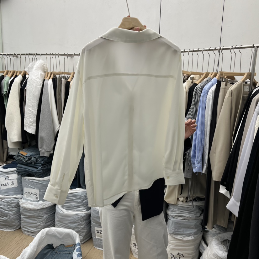 MOI-A東大門代購女裝新款人氣時尚真品休閑職業襯衫蕾絲衫MOI-A襯衫/蕾絲衫