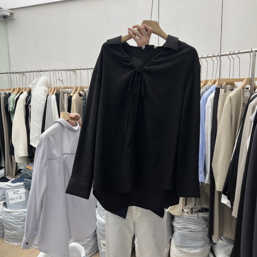 MOI-A東大門代購女裝新款人氣時尚真品休閑職業襯衫蕾絲衫MOI-A襯衫/蕾絲衫圖色3