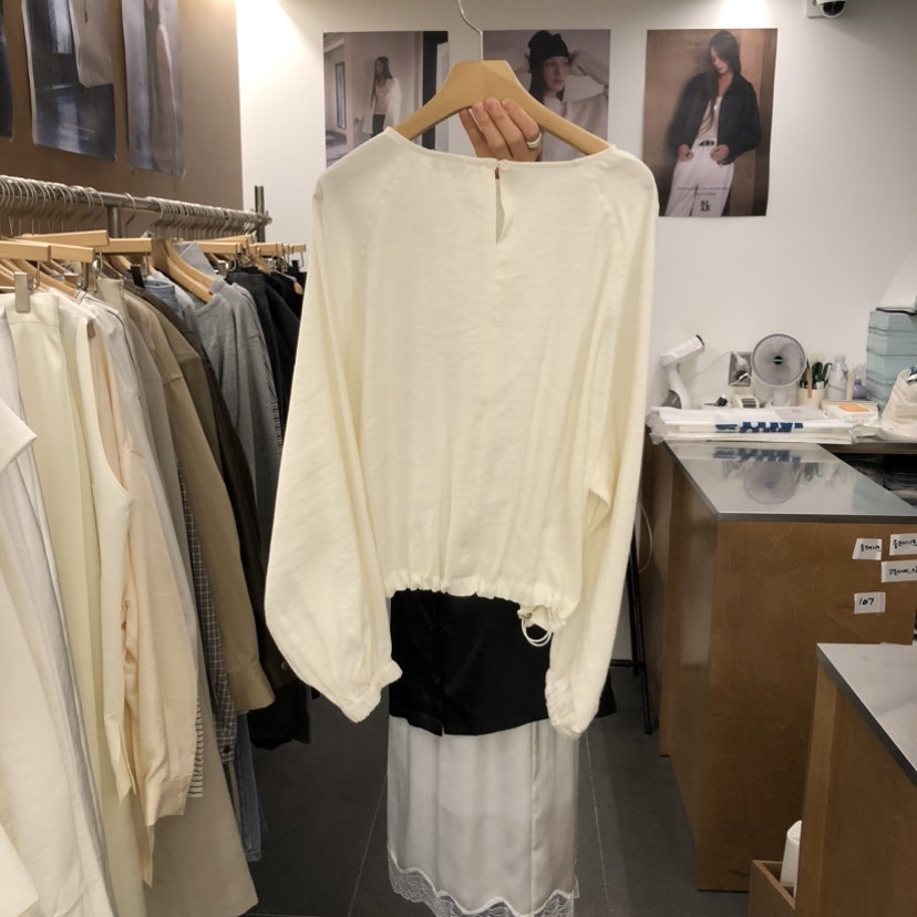 BLAIR韓國代購女裝新款真品人氣職業熱賣襯衫蕾絲衫插肩袖BLAIR seoul襯衫/蕾絲衫