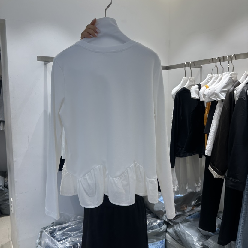 RICH SISTER東大門代購女士新款熱賣休閑26春夏時尚長袖T恤RICH SISTER長袖T恤