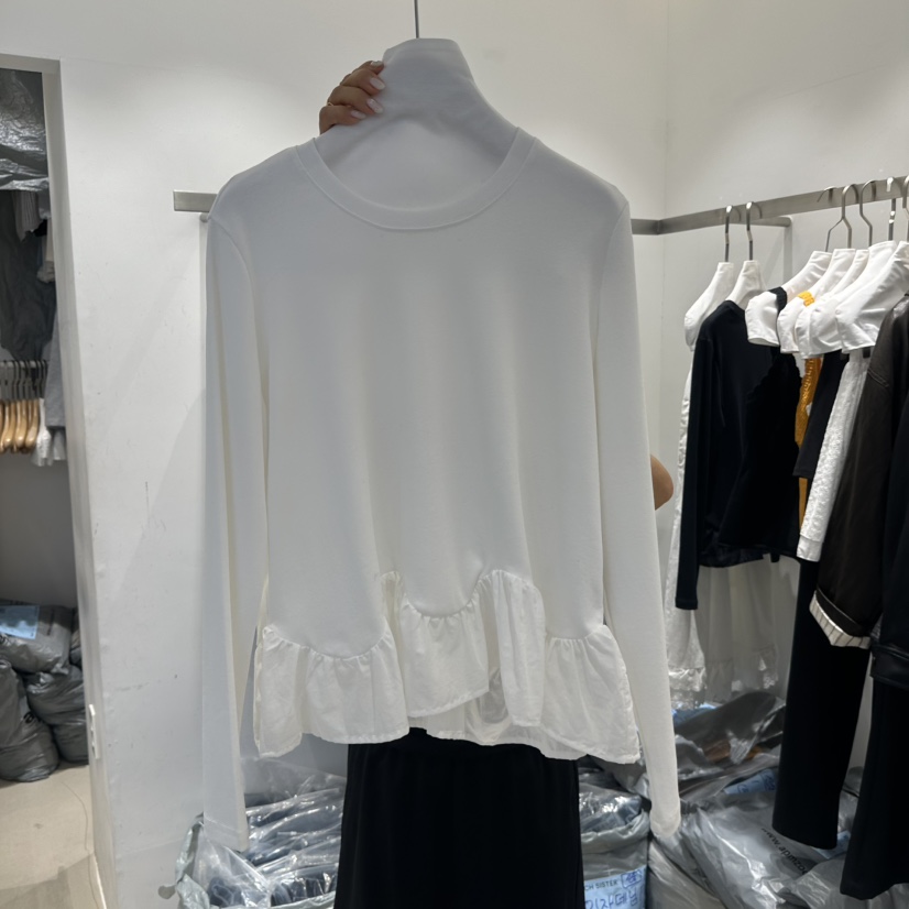 RICH SISTER東大門代購女士新款熱賣休閑26春夏時尚長袖T恤RICH SISTER長袖T恤圖色1