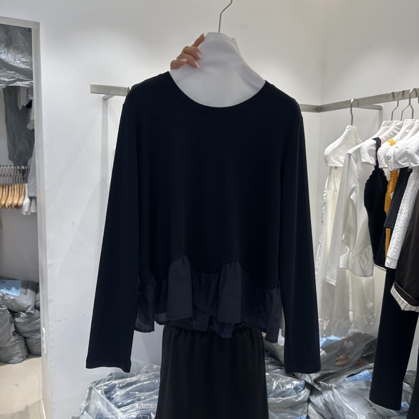 RICH SISTER東大門代購女士新款熱賣休閑26春夏時尚長袖T恤RICH SISTER長袖T恤圖色2