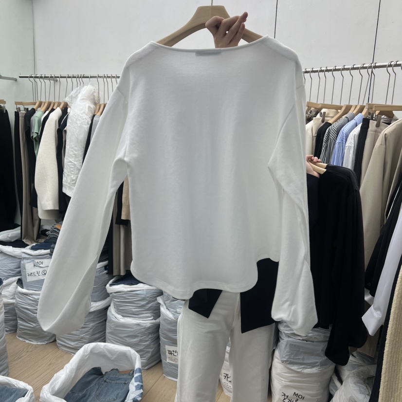 MOI-A東大門代購女士新品真品職業熱賣推薦時尚26春夏長袖T恤MOI-A長袖T恤