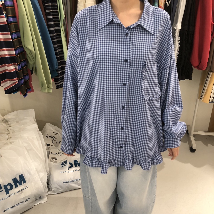 VENTI東大門直郵女士新品推薦26春夏休閑人氣時尚襯衫蕾絲衫VENTI襯衫/蕾絲衫圖色2