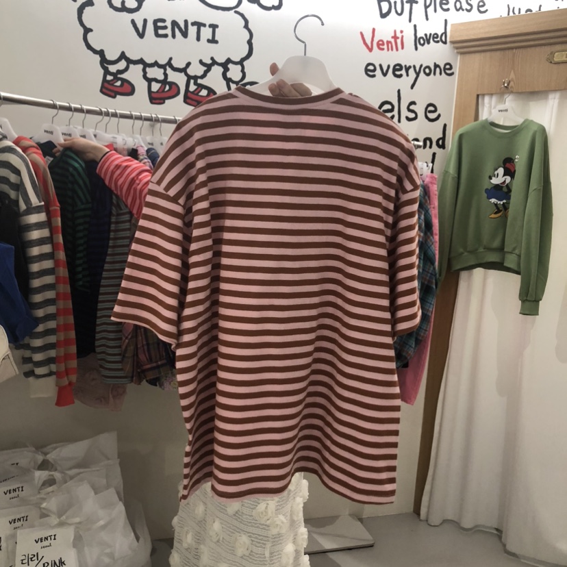 VENTI韓國代購女士新品真品時尚熱賣26春夏休閑職業人氣T恤VENTIT恤
